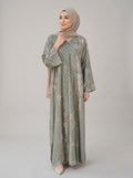 Sage Mist Floral Kaftan