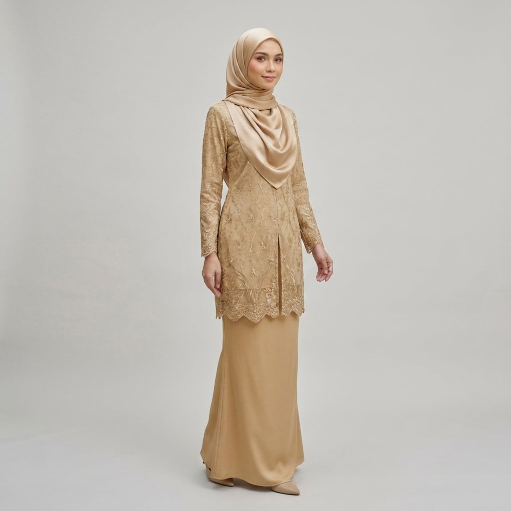Serene Bloom Kurung