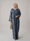 Slate Blue Gilded Kaftan