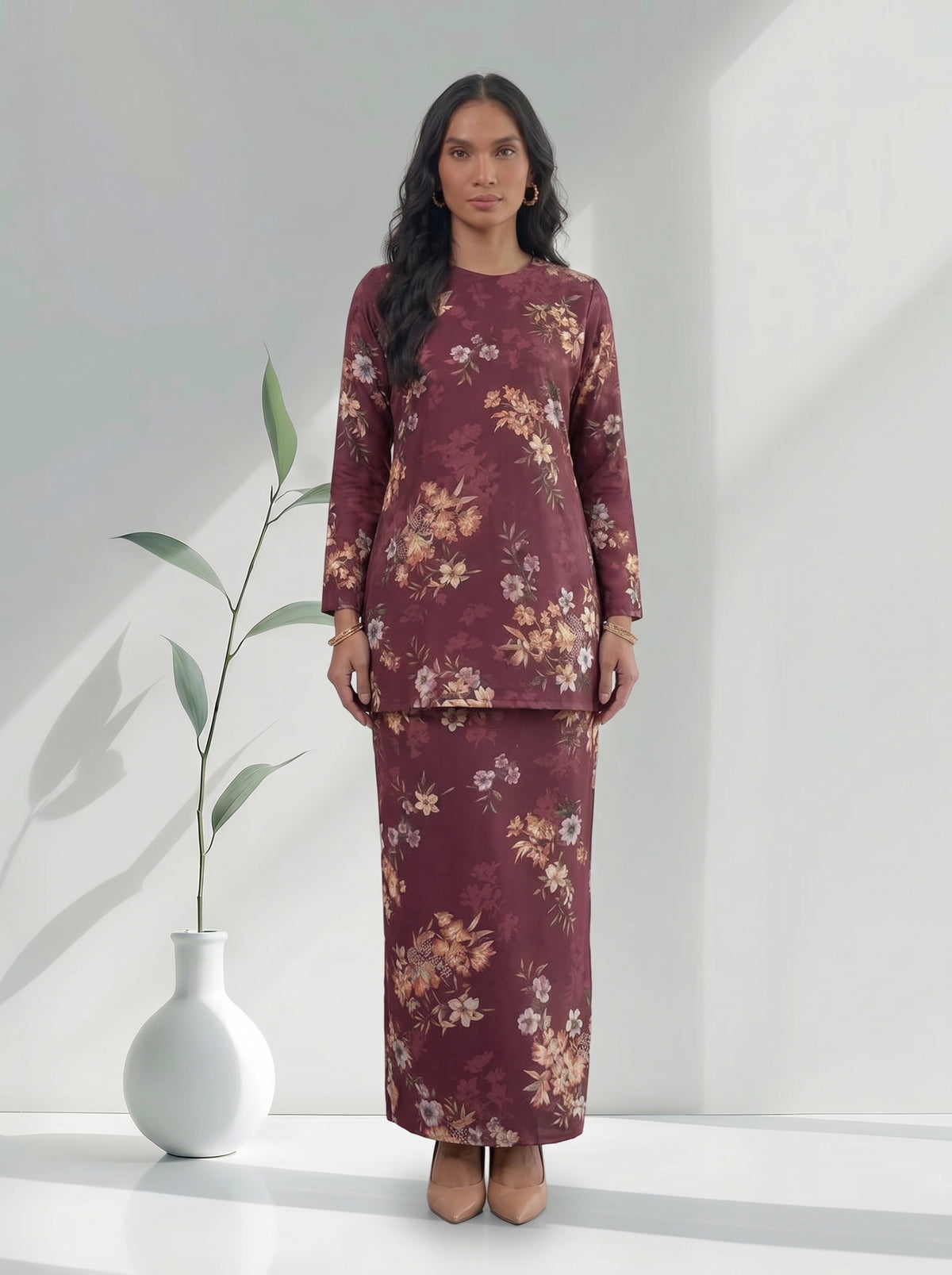 Seri Aira Floral Kurung