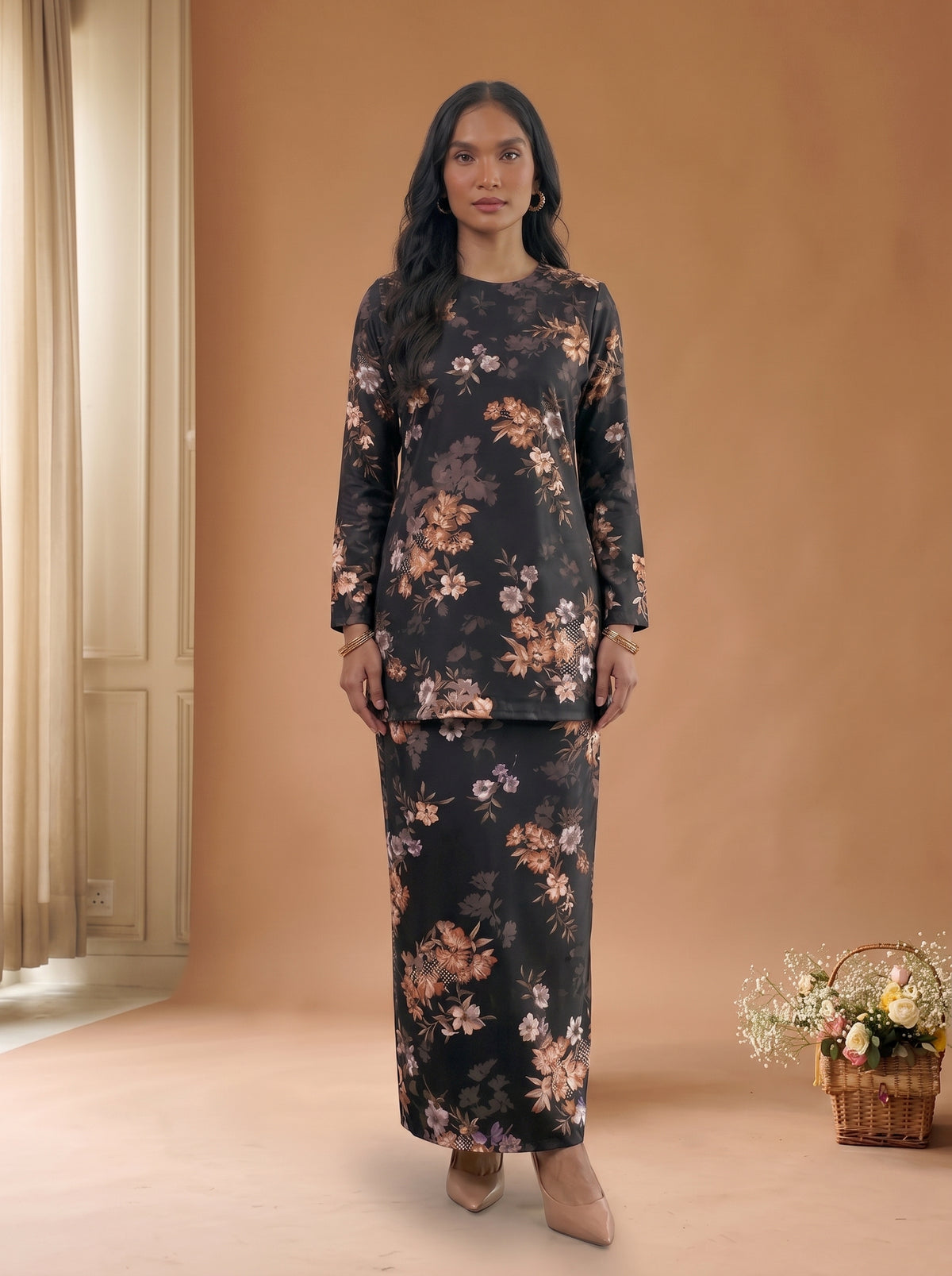 Seri Aira Floral Kurung