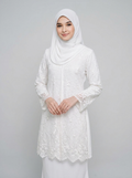 Ivory Lace Kurung Set