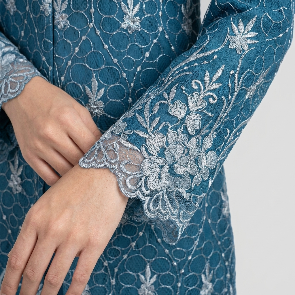 Lagoon Lace Kurung Set